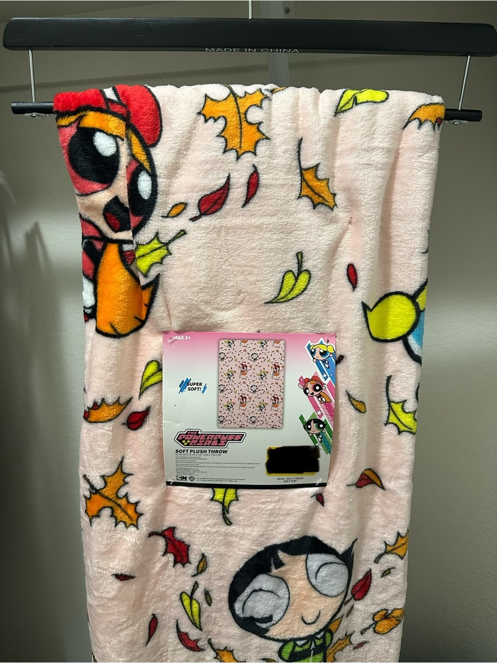 Powerpuff Girls Fall Throw Blanket